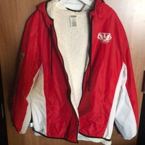Victoria Secret PINK Wisconsin fleece Jacket—M